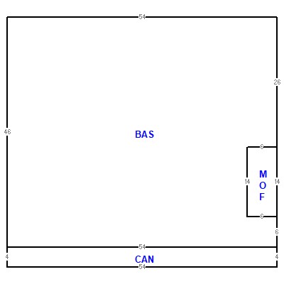 Building layout (traversing data) of this property