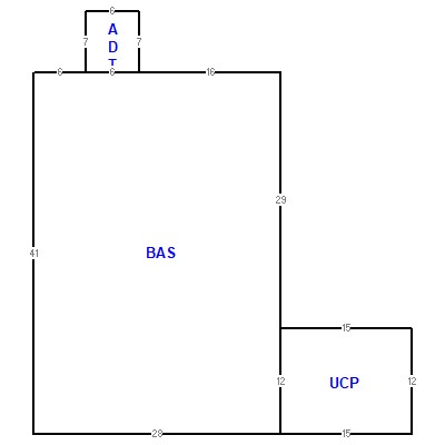 Building layout (traversing data) of this property