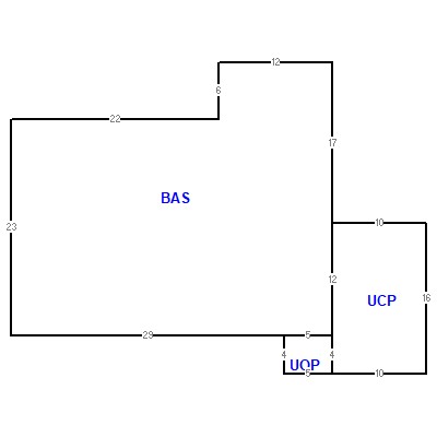 Building layout (traversing data) of this property