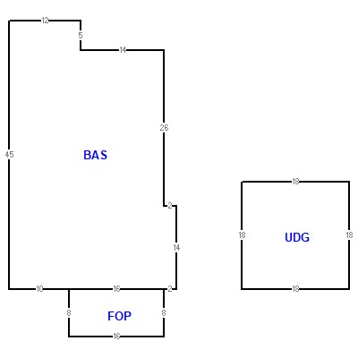 Building layout (traversing data) of this property