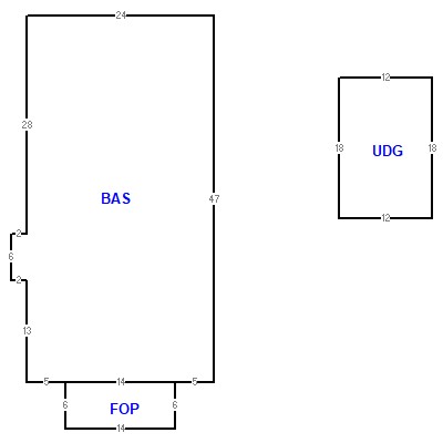 Building layout (traversing data) of this property
