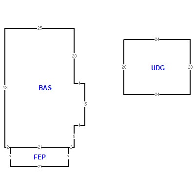 Building layout (traversing data) of this property