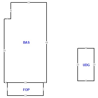 Building layout (traversing data) of this property