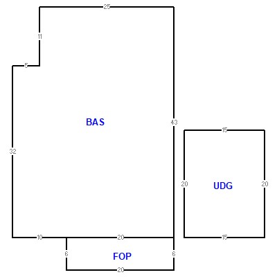 Building layout (traversing data) of this property