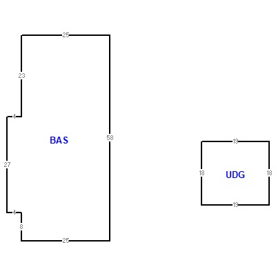 Building layout (traversing data) of this property
