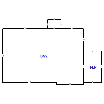 Building layout (traversing data) of this property