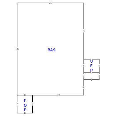 Building layout (traversing data) of this property