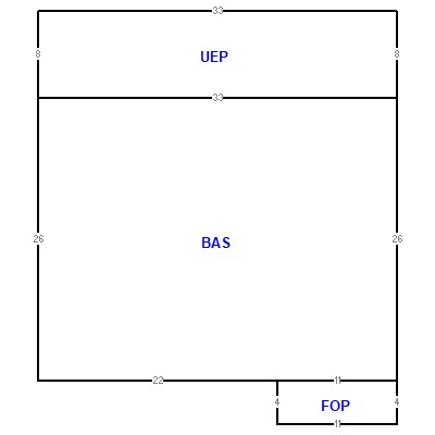 Building layout (traversing data) of this property