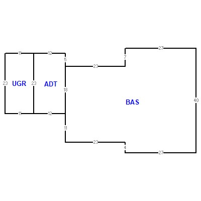 Building layout (traversing data) of this property