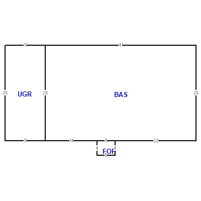 Building layout (traversing data) of this property