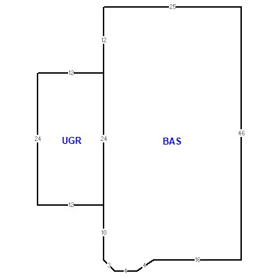 Building layout (traversing data) of this property