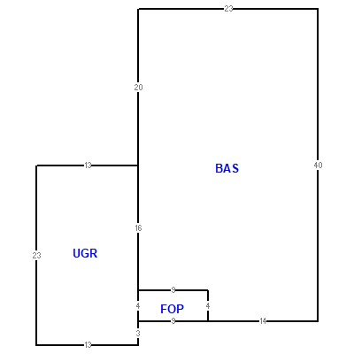 Building layout (traversing data) of this property