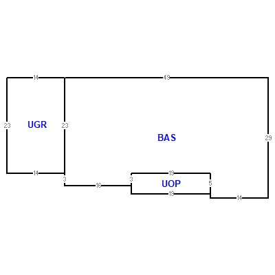 Building layout (traversing data) of this property