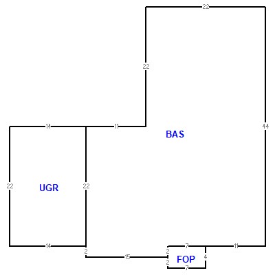 Building layout (traversing data) of this property