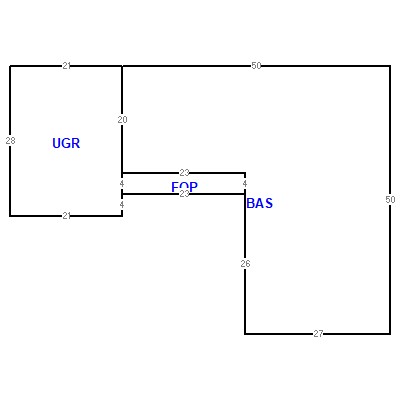 Building layout (traversing data) of this property
