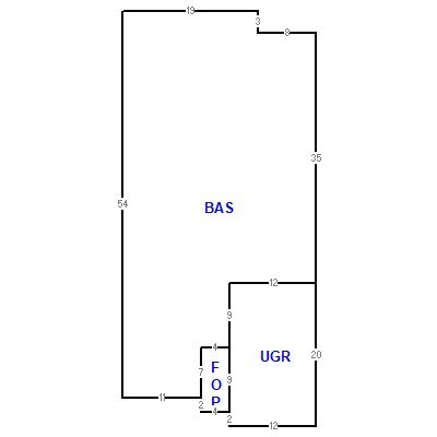 Building layout (traversing data) of this property