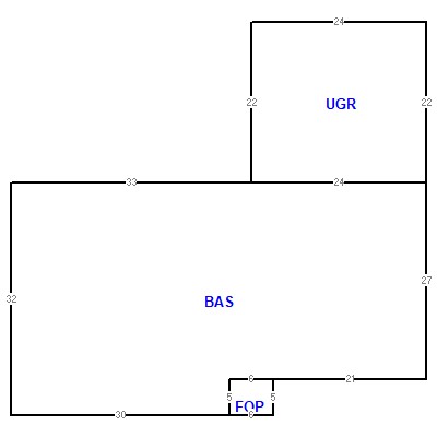 Building layout (traversing data) of this property