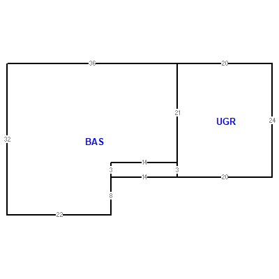 Building layout (traversing data) of this property
