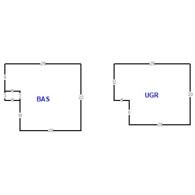 Building layout (traversing data) of this property