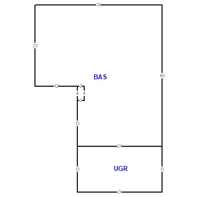 Building layout (traversing data) of this property