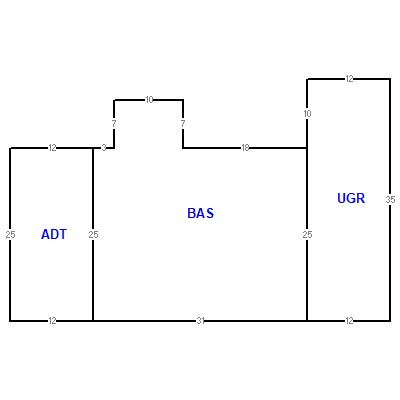 Building layout (traversing data) of this property