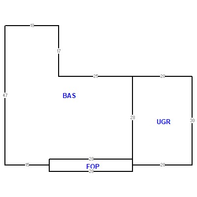 Building layout (traversing data) of this property