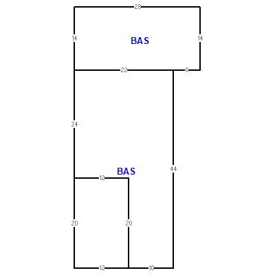 Building layout (traversing data) of this property