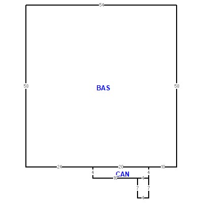 Building layout (traversing data) of this property