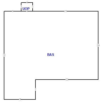 Building layout (traversing data) of this property
