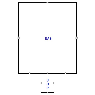 Building layout (traversing data) of this property