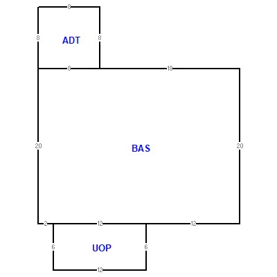 Building layout (traversing data) of this property