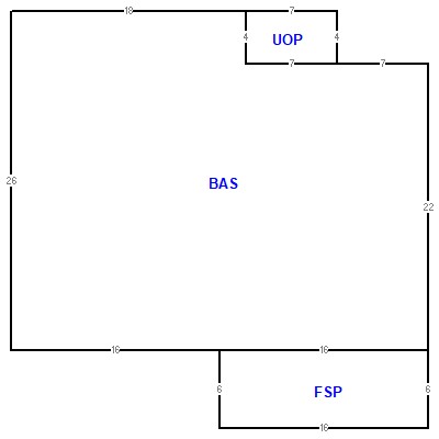 Building layout (traversing data) of this property