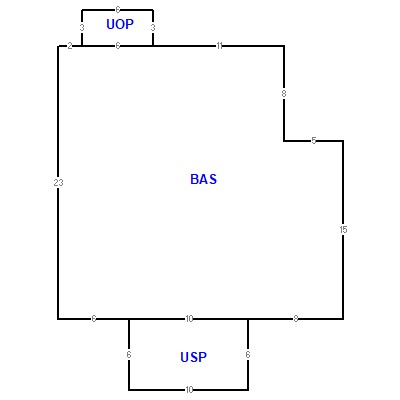 Building layout (traversing data) of this property