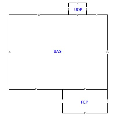 Building layout (traversing data) of this property