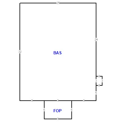 Building layout (traversing data) of this property