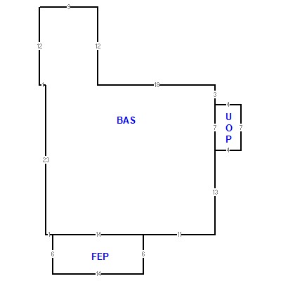 Building layout (traversing data) of this property