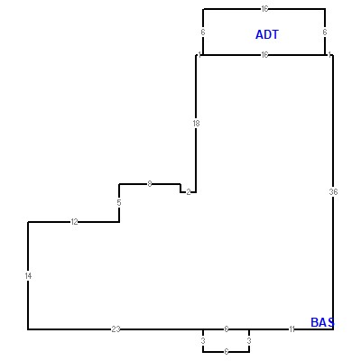 Building layout (traversing data) of this property