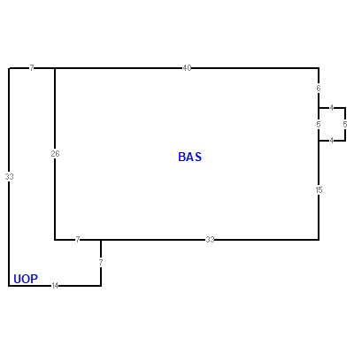 Building layout (traversing data) of this property