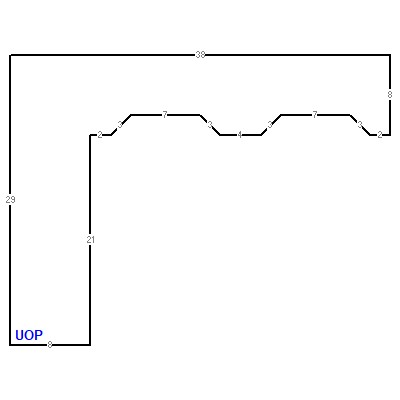 Building layout (traversing data) of this property