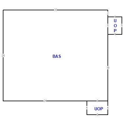 Building layout (traversing data) of this property