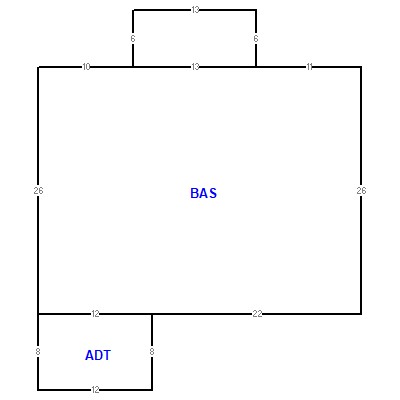Building layout (traversing data) of this property