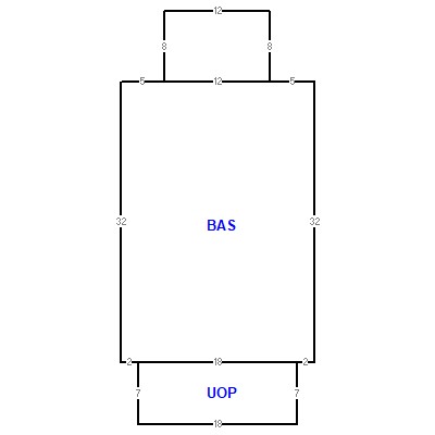 Building layout (traversing data) of this property
