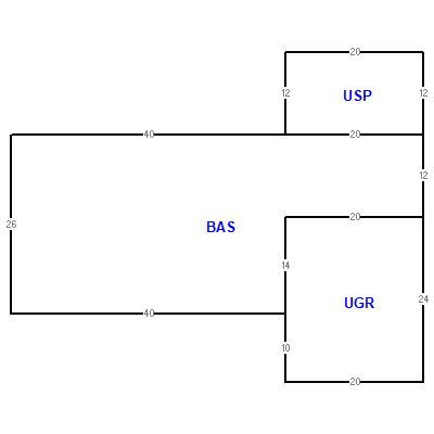 Building layout (traversing data) of this property