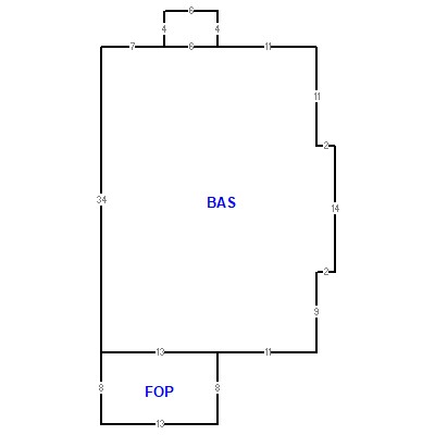 Building layout (traversing data) of this property