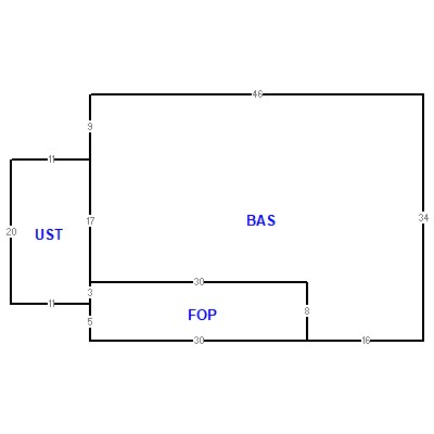 Building layout (traversing data) of this property