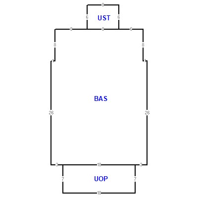Building layout (traversing data) of this property