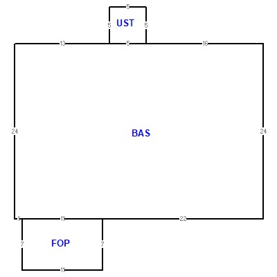 Building layout (traversing data) of this property