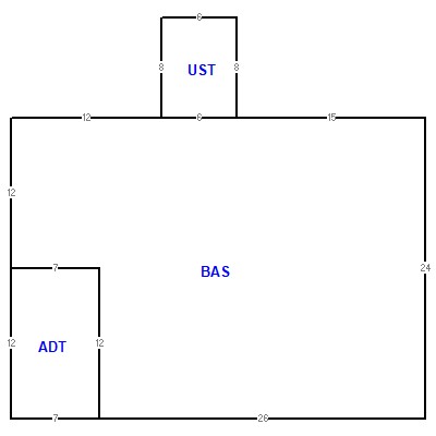 Building layout (traversing data) of this property
