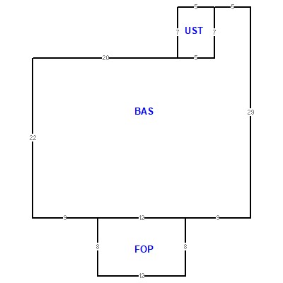 Building layout (traversing data) of this property