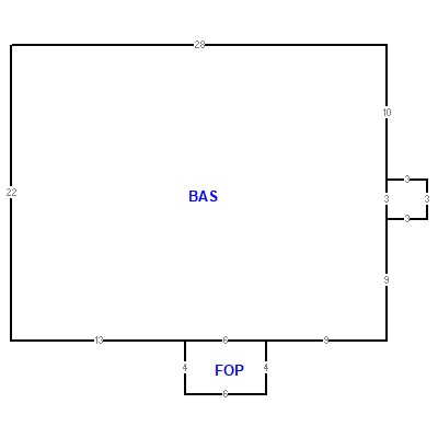 Building layout (traversing data) of this property